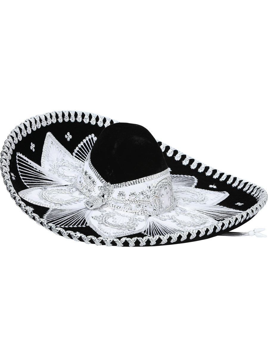 Kids 
Mexican Charro Hat Velvet White/Silver 600320 main image 1