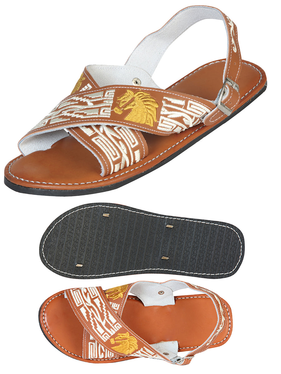 Mexican Artisanal Sandals Leather Tang 601947 main image 0